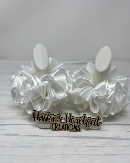 White Tutu Anklets