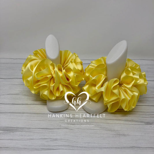 Lemon Yellow Tutu Anklets