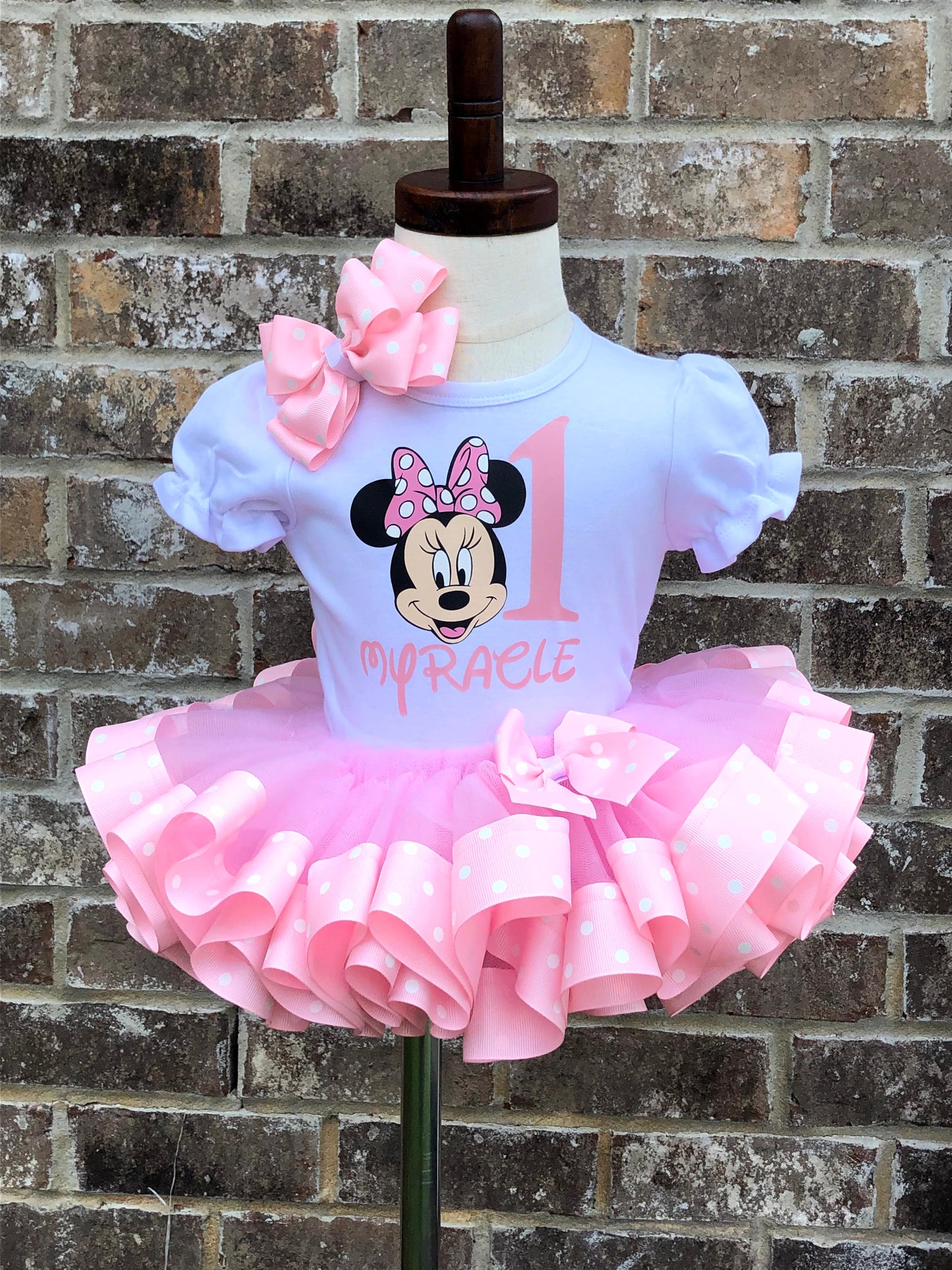 Pink Mouse Tutu Set
