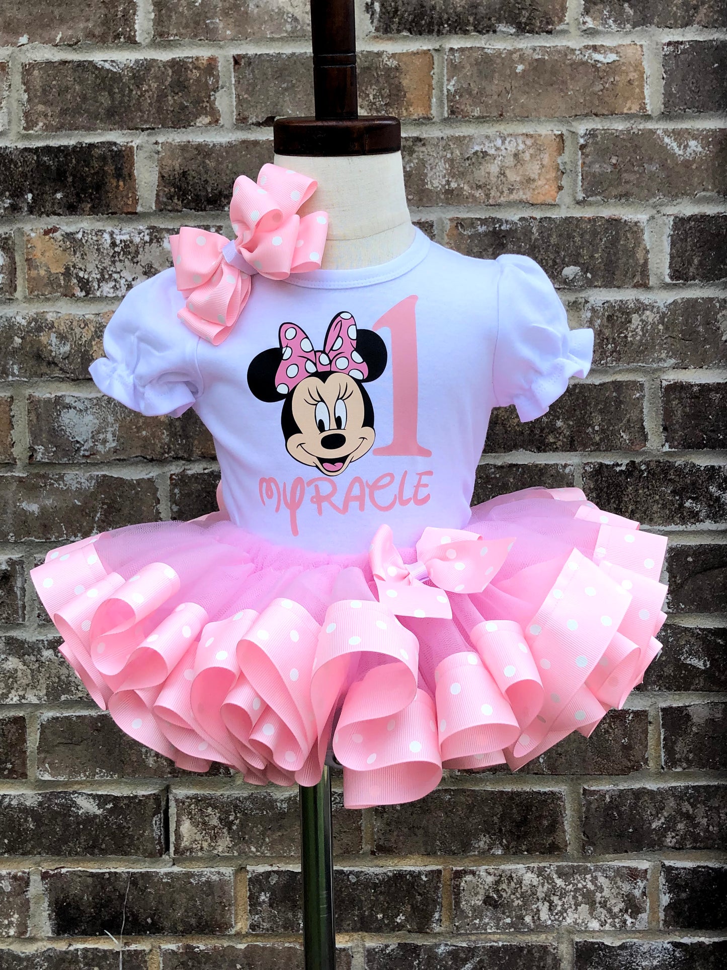 Pink Mouse Tutu Set
