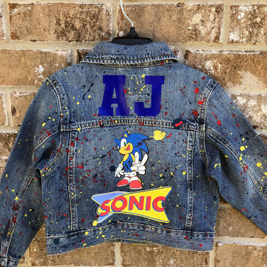 Boys Custom Denim and Jacket Set