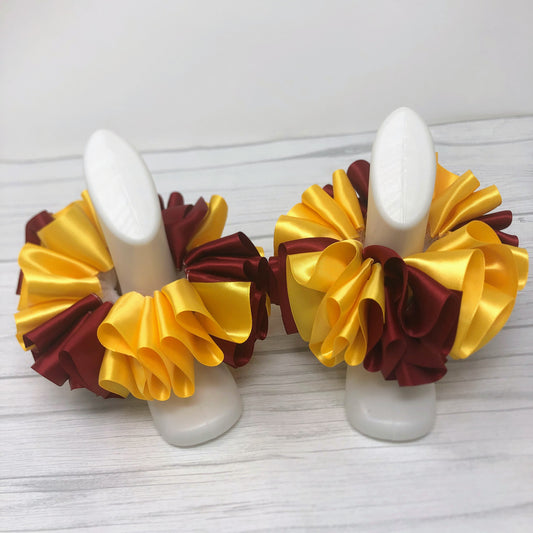 Marron & Yellow Gold Tutu Anklets
