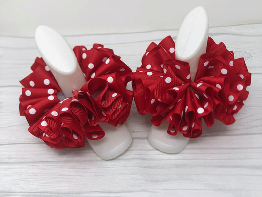 Red Polka Dot Anklets