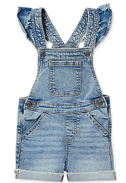 Custom Denim Short Overalls