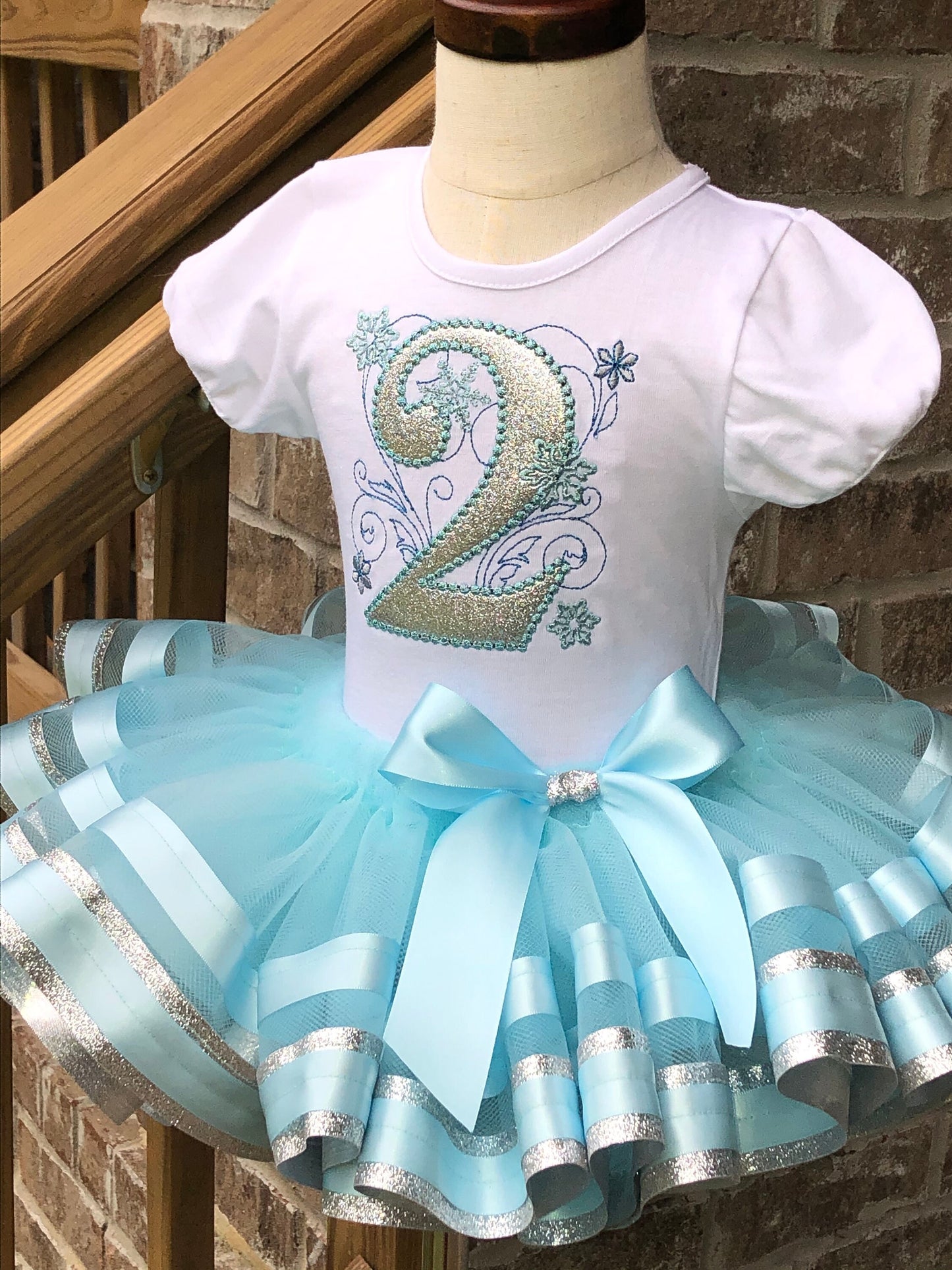 Snowflake Princess Tutu Set