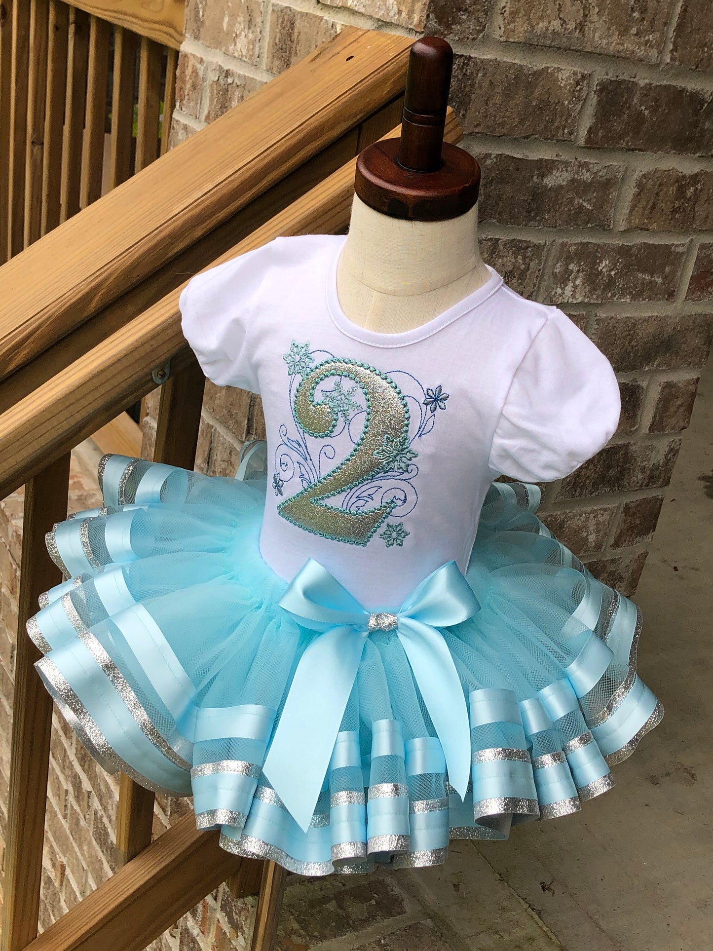 Snowflake Princess Tutu Set