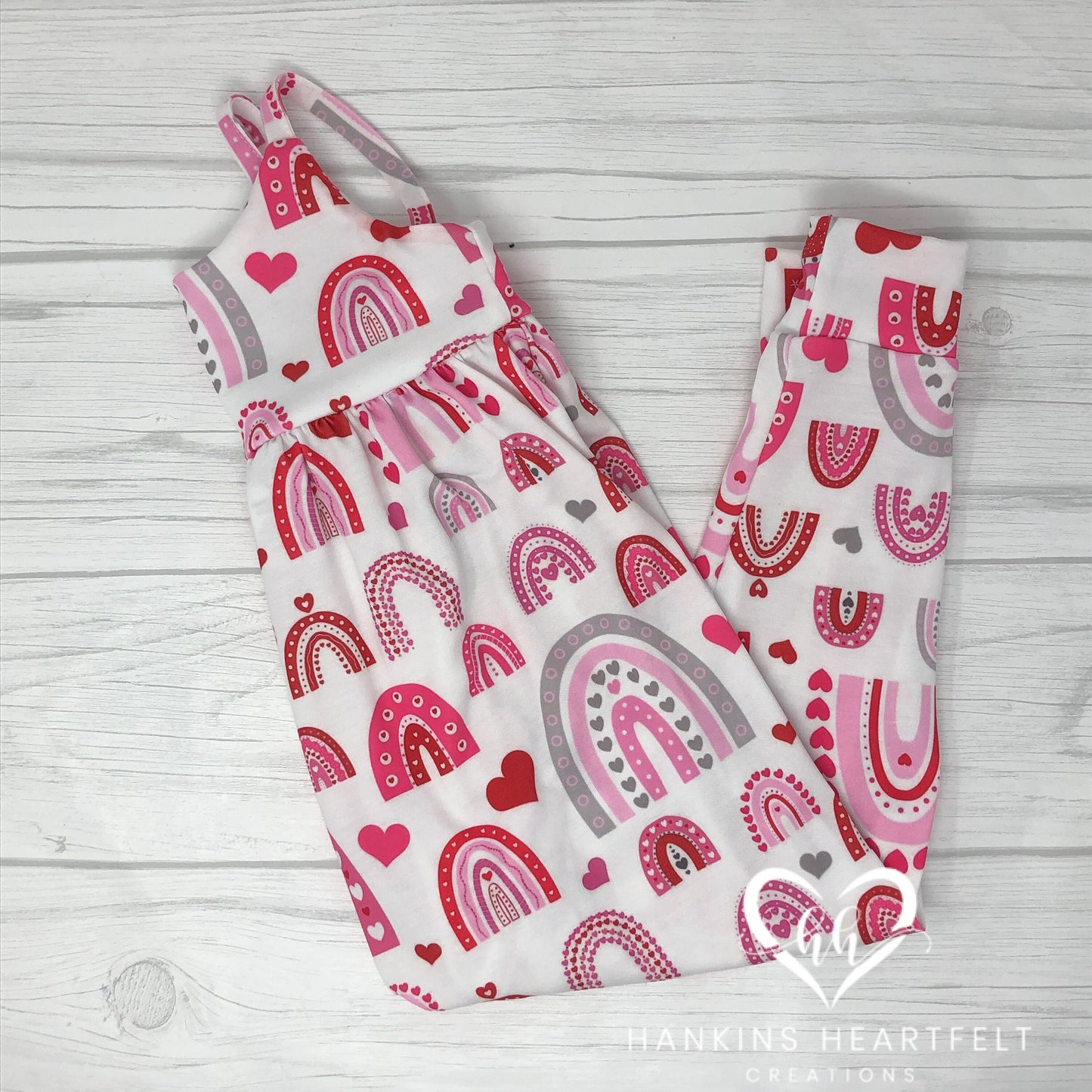 Rainbow & Heart Romper