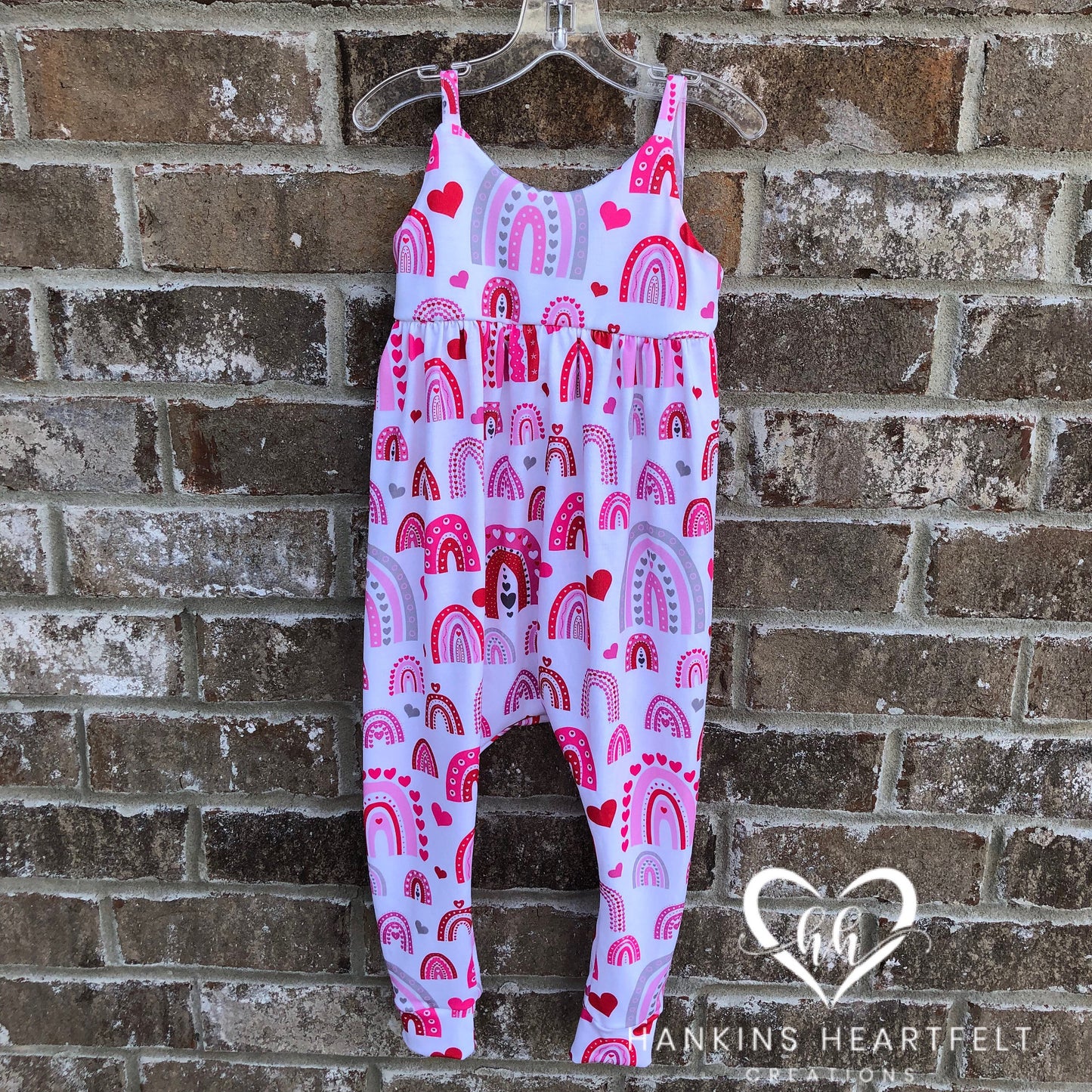 Rainbow & Heart Romper