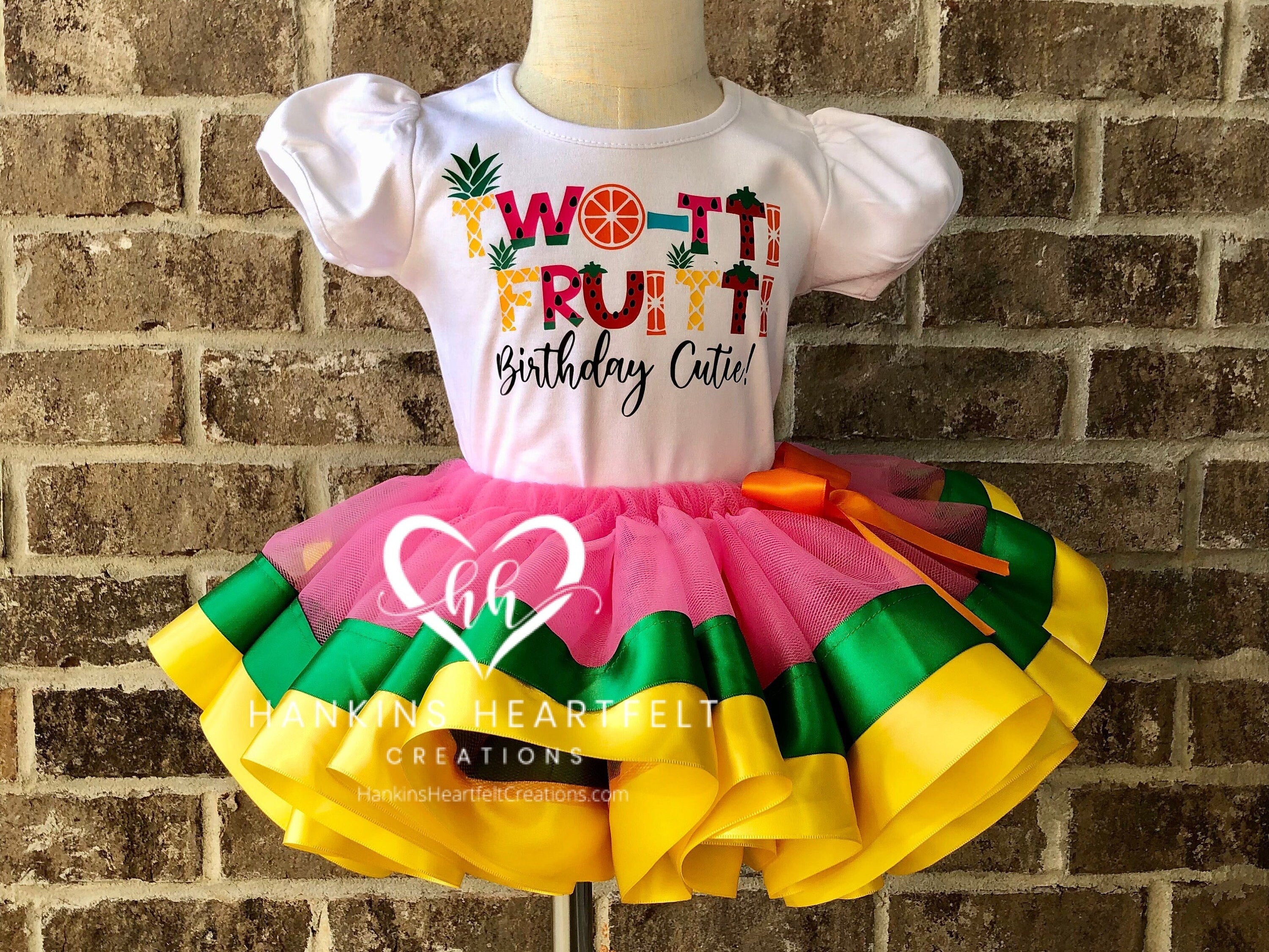 Twotti Frutti Birthday Tutu Set – Hankins Heartfelt Creations