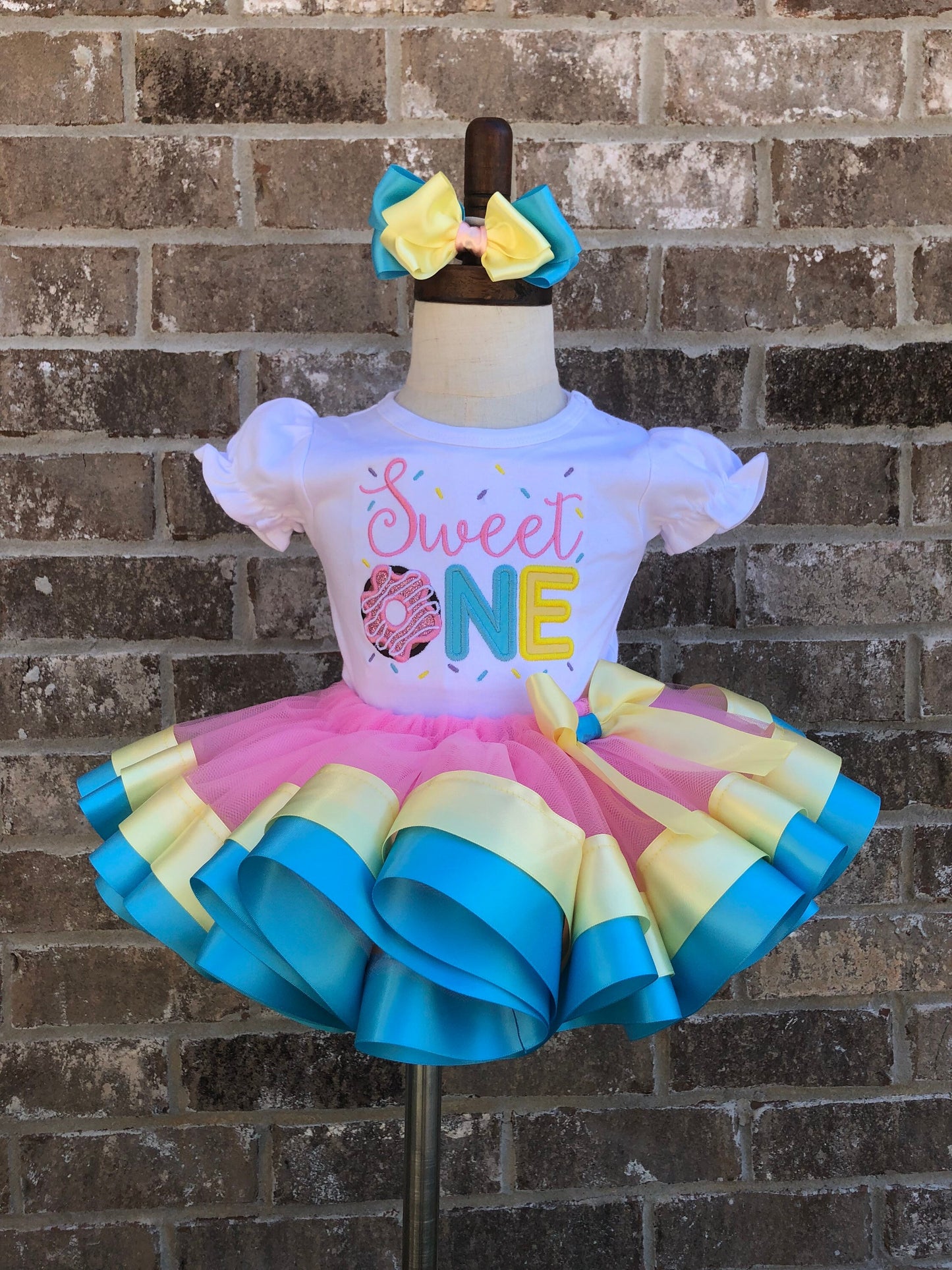 Sweet One Donut Tutu Set