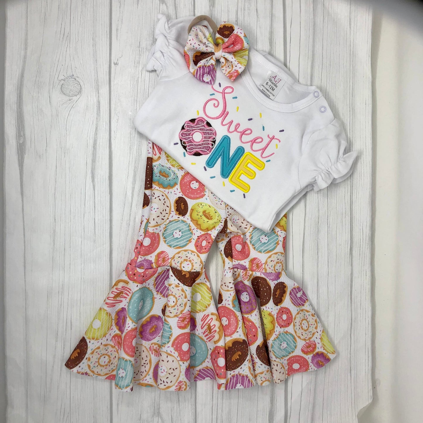Donut & Sprinkles Bell Bottom Set