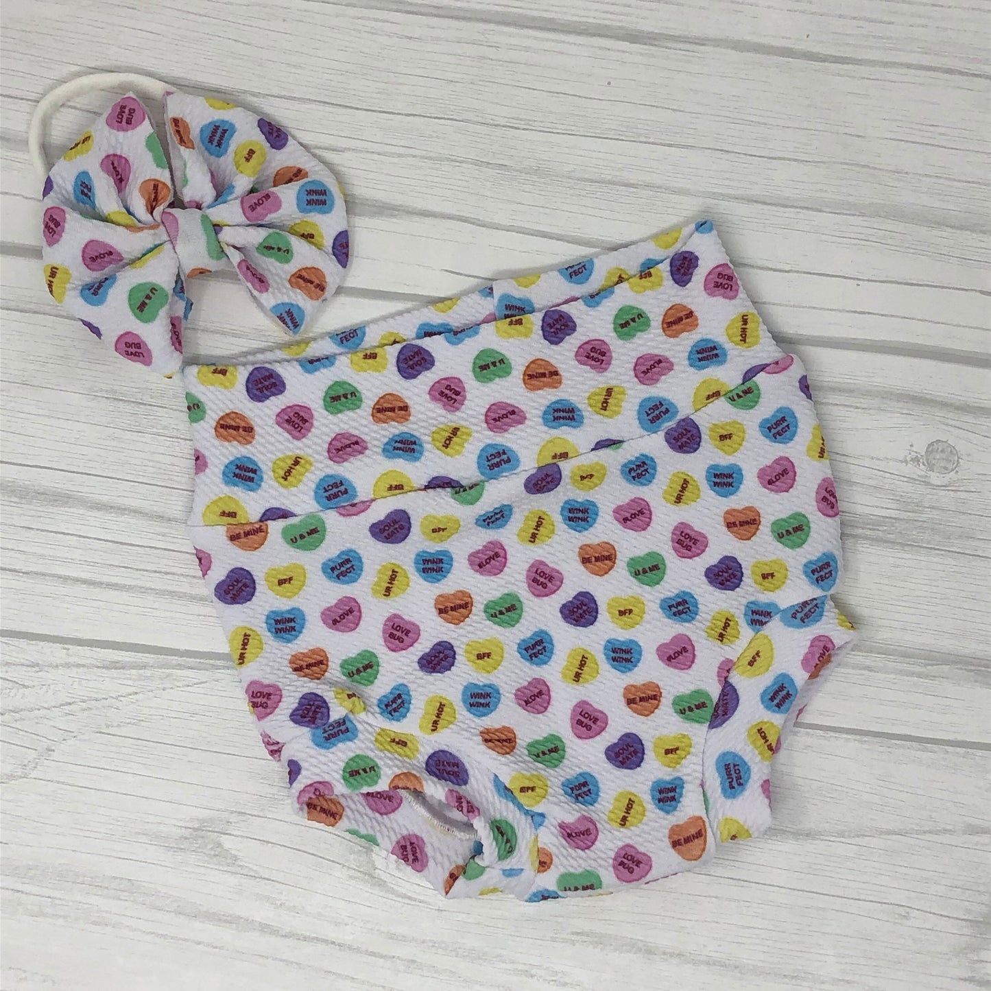 Conversation Heart Valentine Bummies