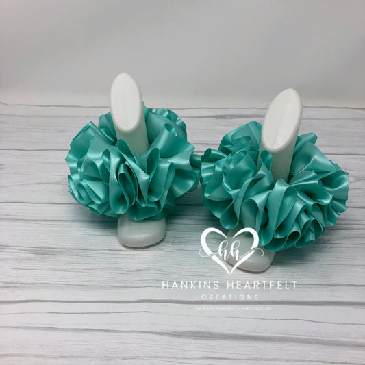 Aqua Tutu Anklets