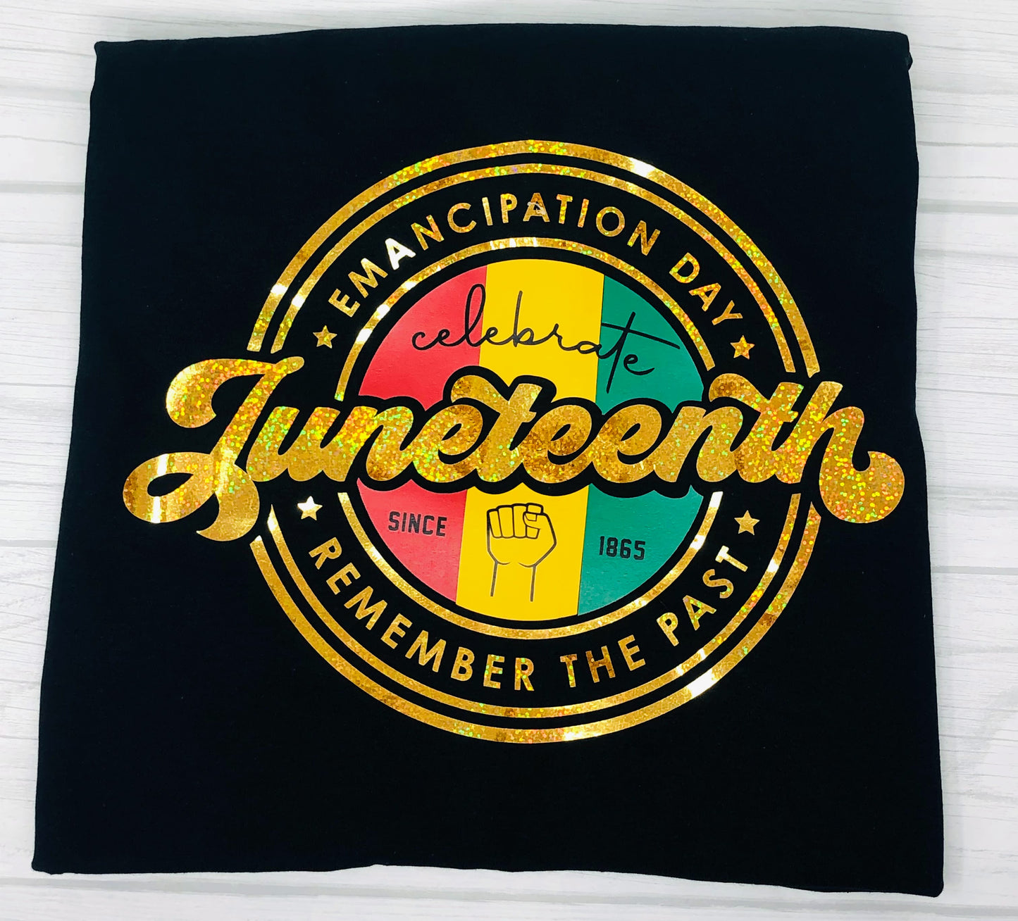 Juneteenth Gold T Shirt