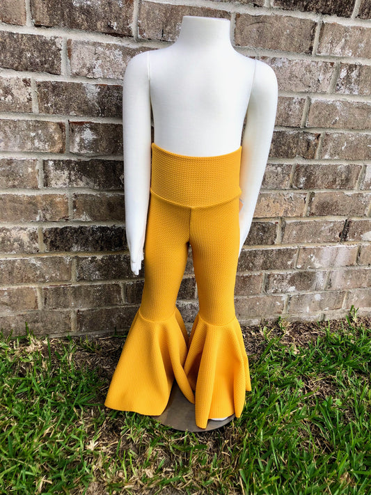 Mineral Yellow Bell Bottoms