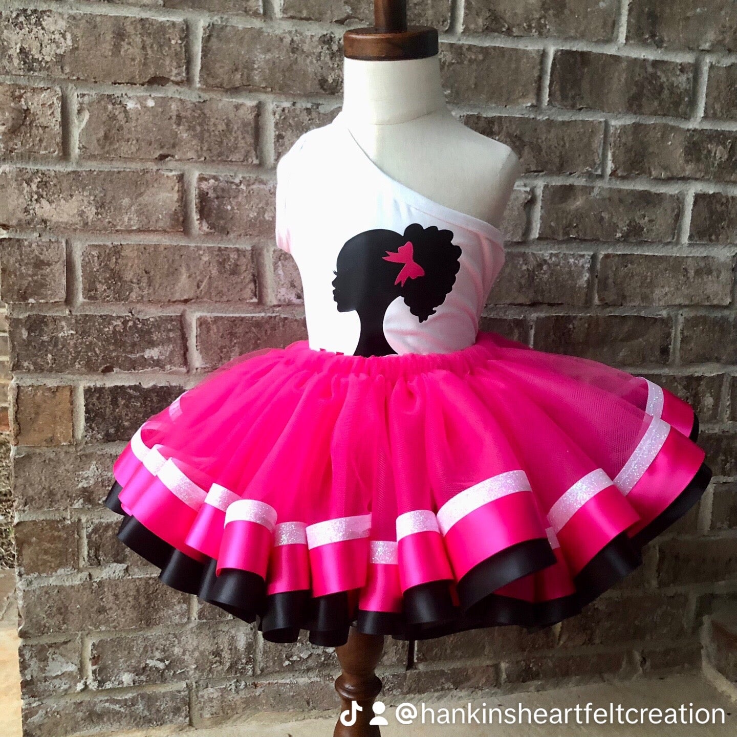 Hot Pink Glam Tutu Set