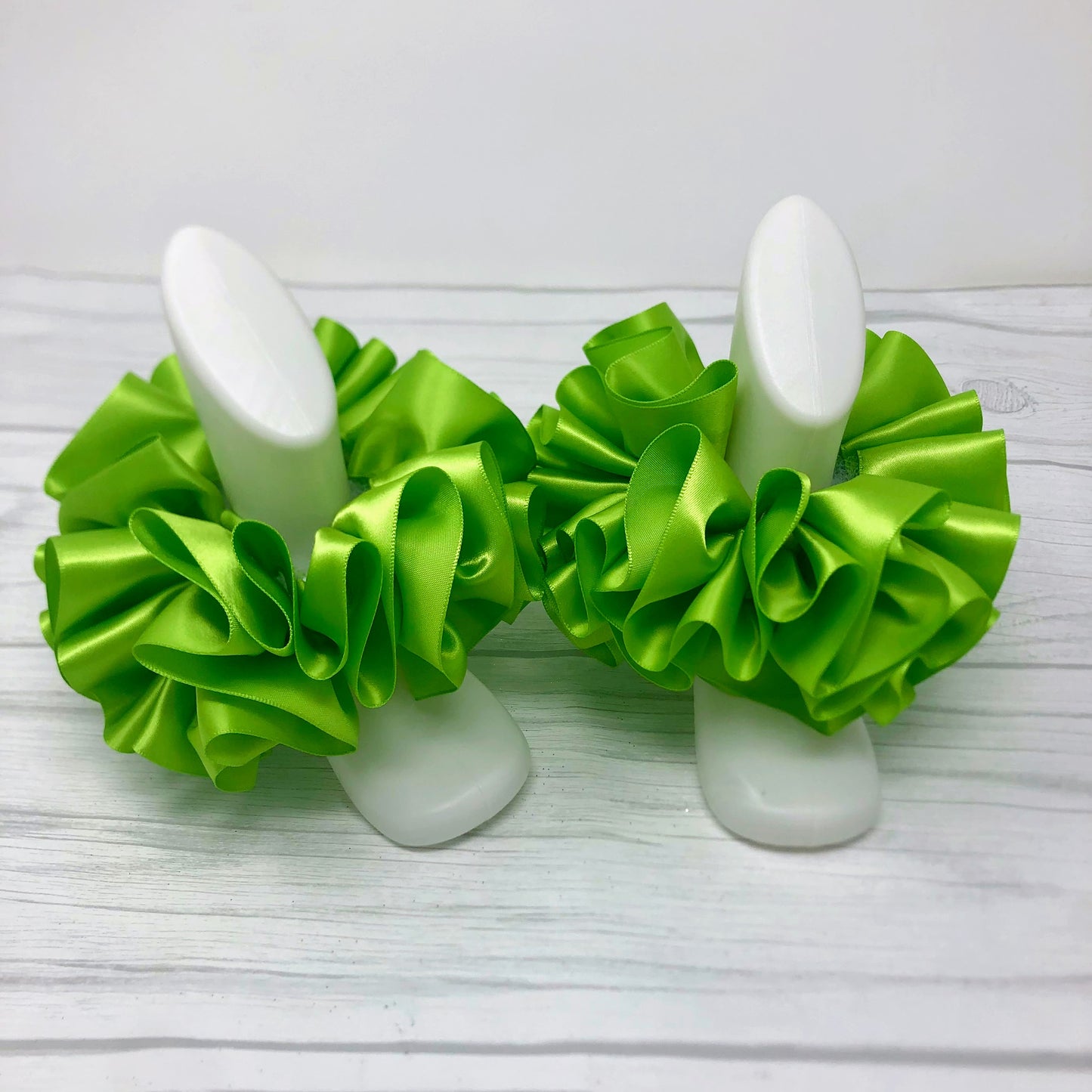 Lime Green Tutu Anklets