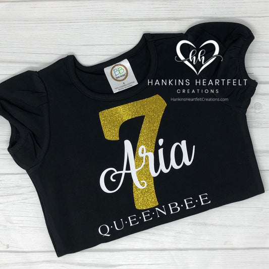 Queen Bee Birthday Shirt