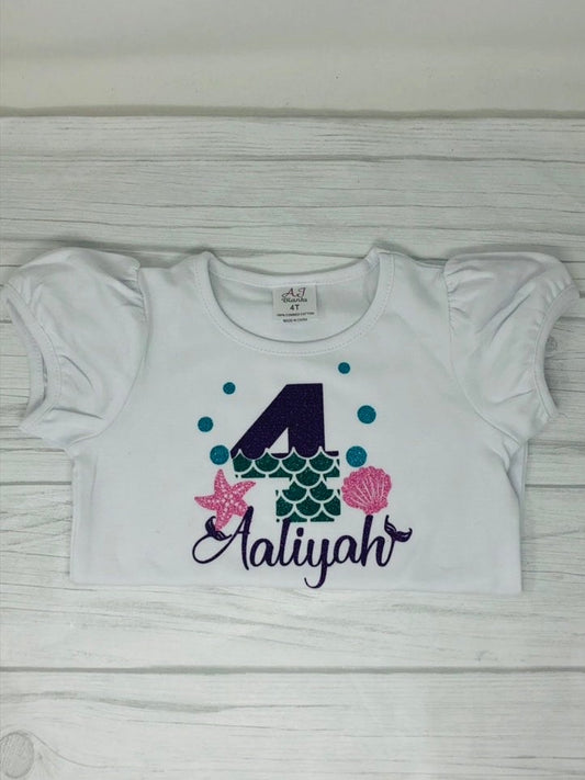 Mermaid Birthday Shirt